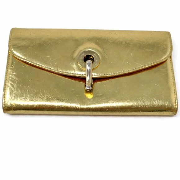 kate spade Handbags - Kate Spade Metallic Cyndy Leather Wallet in‎ Gold